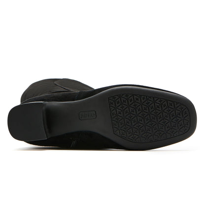 Avenue Tall Black Suede | ABEO Footwear