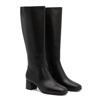 Avenue Tall Black Nappa | ABEO Footwear