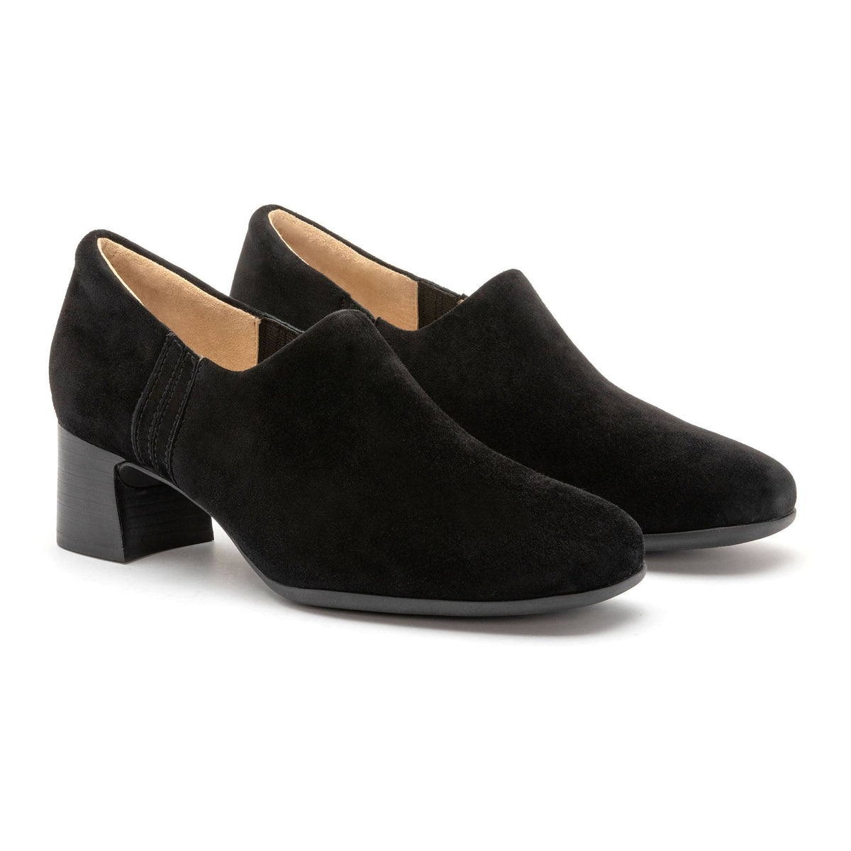Avenue Slip On Black Suede | ABEO Footwear