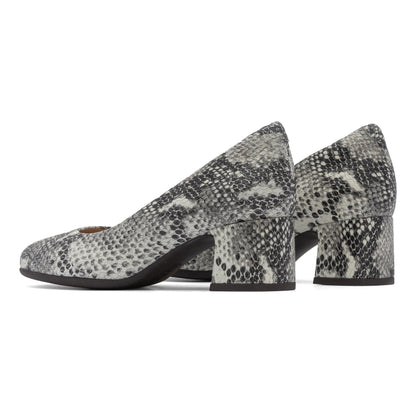 Avenue Pump White Snake | ABEO Footwear