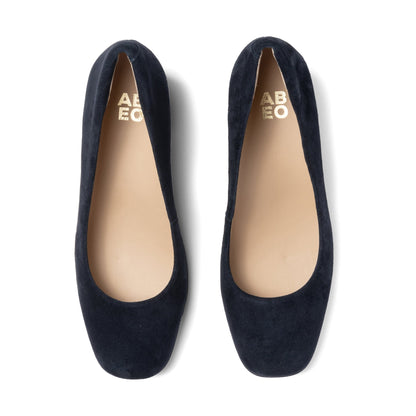 Avenue Pump Navy Suede | ABEO Footwear