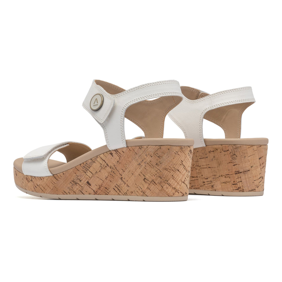 Riviera Strap Sandal White | ABEO Footwear