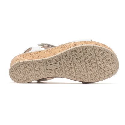 Riviera Strap Sandal White | ABEO Footwear