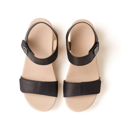 Riviera Strap Sandal Black | ABEO Footwear