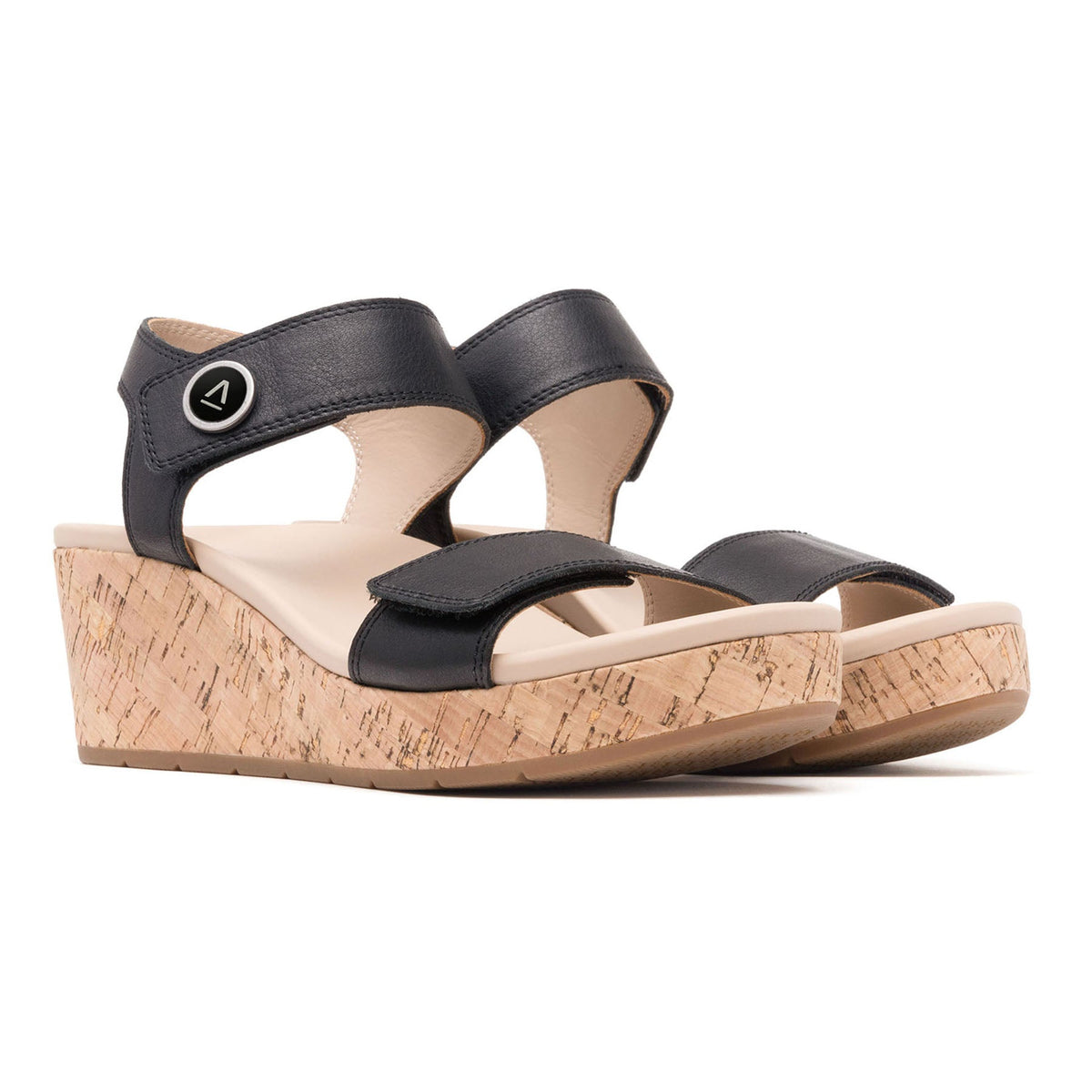 Riviera Strap Sandal Black | ABEO Footwear