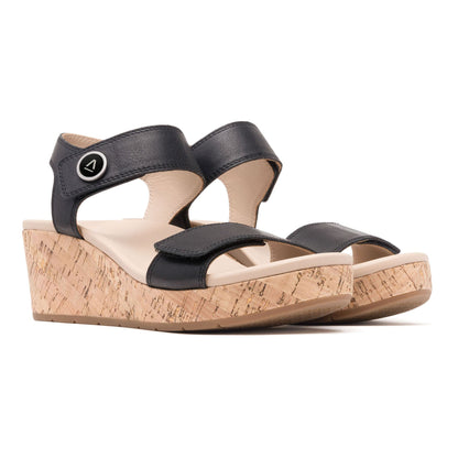 Riviera Strap Sandal Black | ABEO Footwear