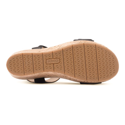Riviera Strap Sandal Black | ABEO Footwear