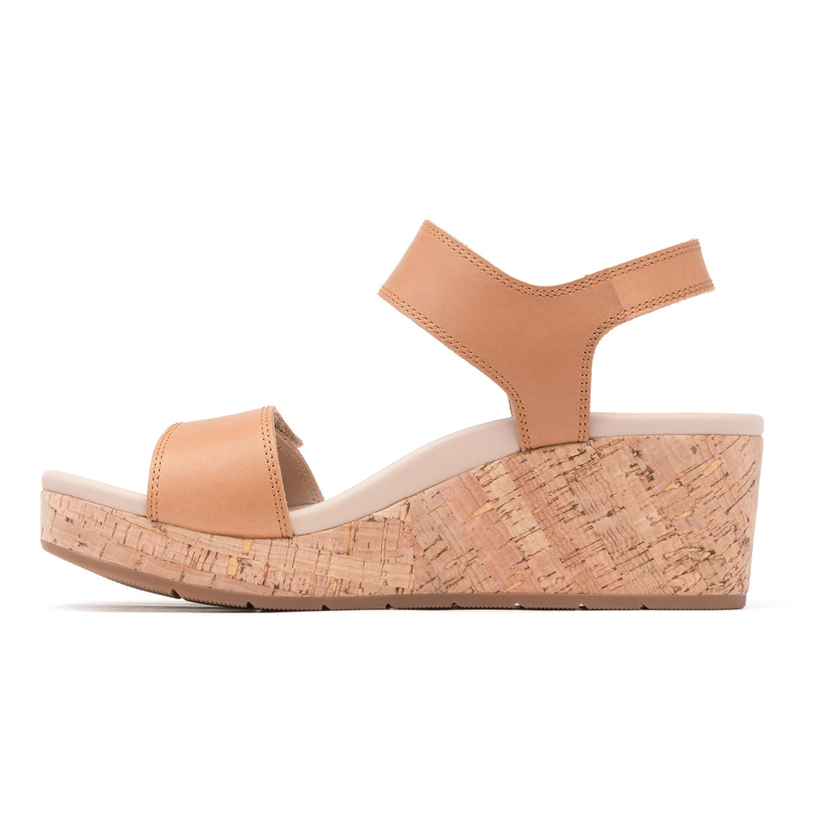 Riviera Strap Sandal Almond | ABEO Footwear