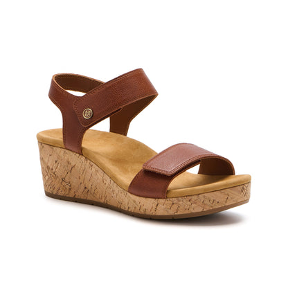Riviera Strap Sandal Caramel | ABEO Footwear