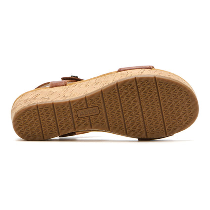 Riviera Strap Sandal Caramel | ABEO Footwear