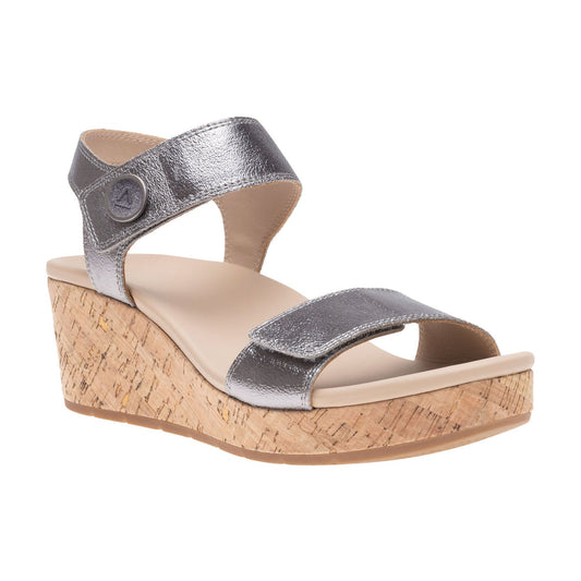 Riviera Strap Sandal Pewter | ABEO Footwear