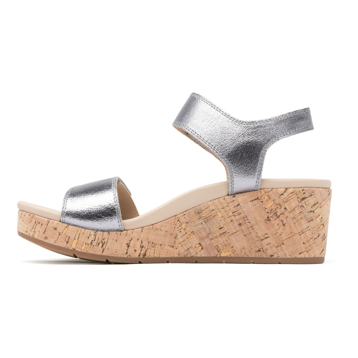 Riviera Strap Sandal Pewter | ABEO Footwear