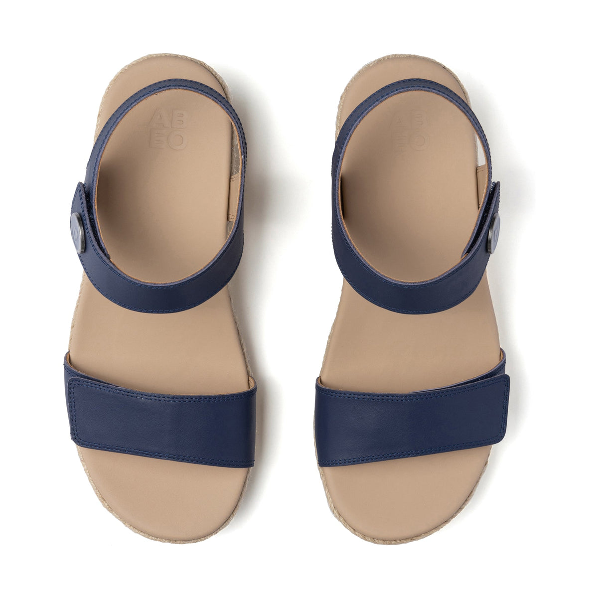Riviera Strap Sandal Navy | ABEO Footwear