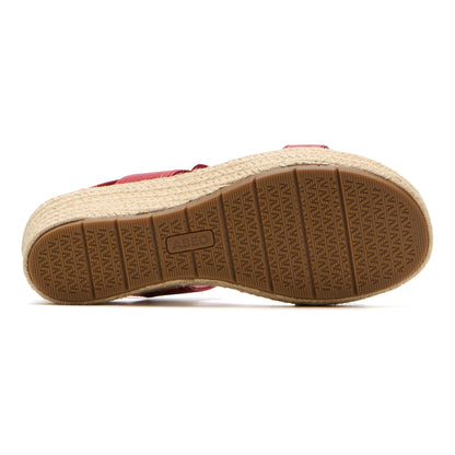 Riviera Adjustable Sandal Red | ABEO Footwear