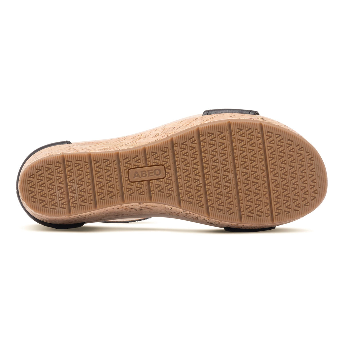 Riviera Ankle Sandal Black Nubuck | ABEO Footwear