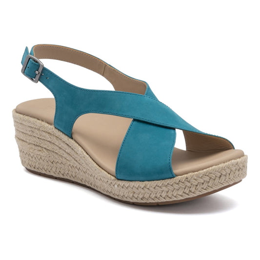 Riviera Cross Teal Leather | ABEO Footwear