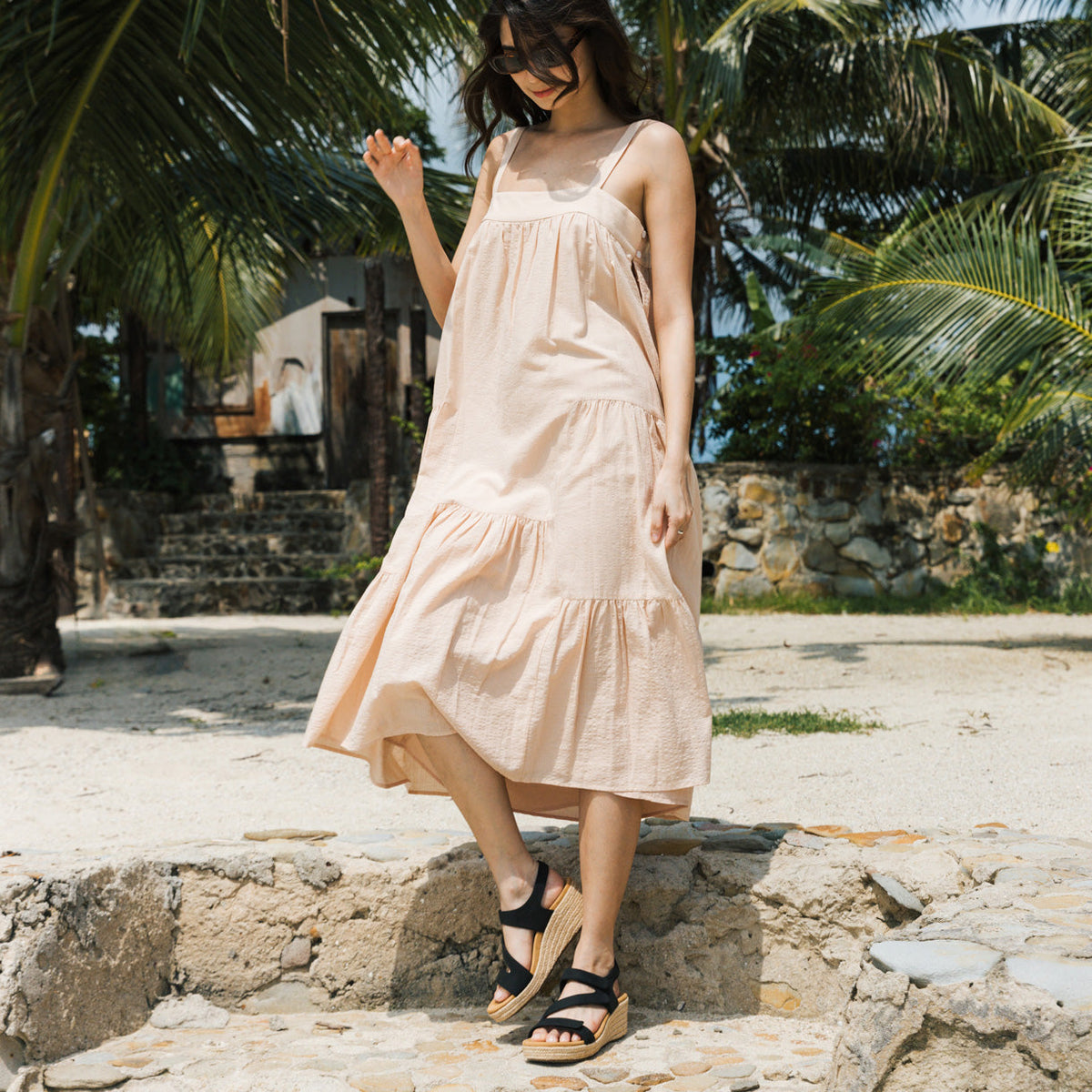 Riviera Adjustable Sandal Black | ABEO Footwear