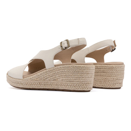 Riviera Cross Off White Leather | ABEO Footwear