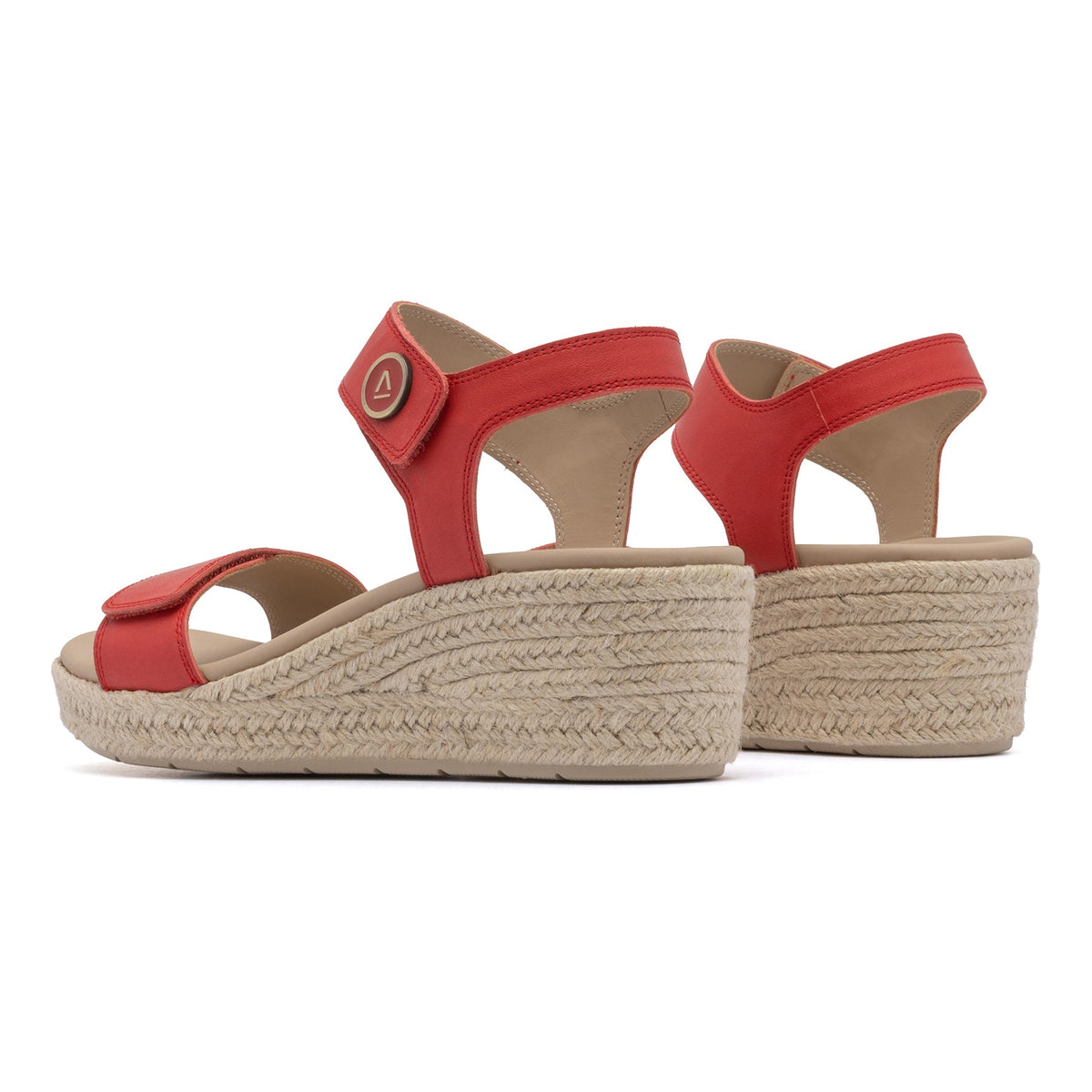 Riviera Strap Sandal Red | ABEO Footwear