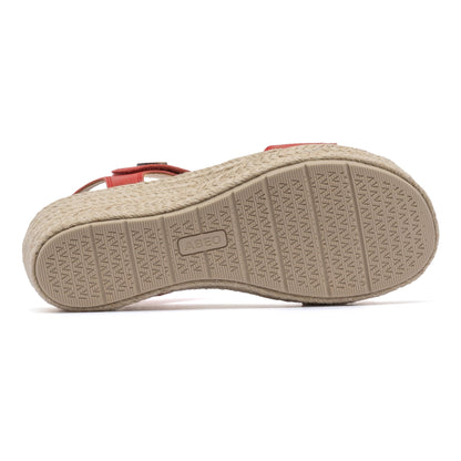 Riviera Strap Sandal Red | ABEO Footwear