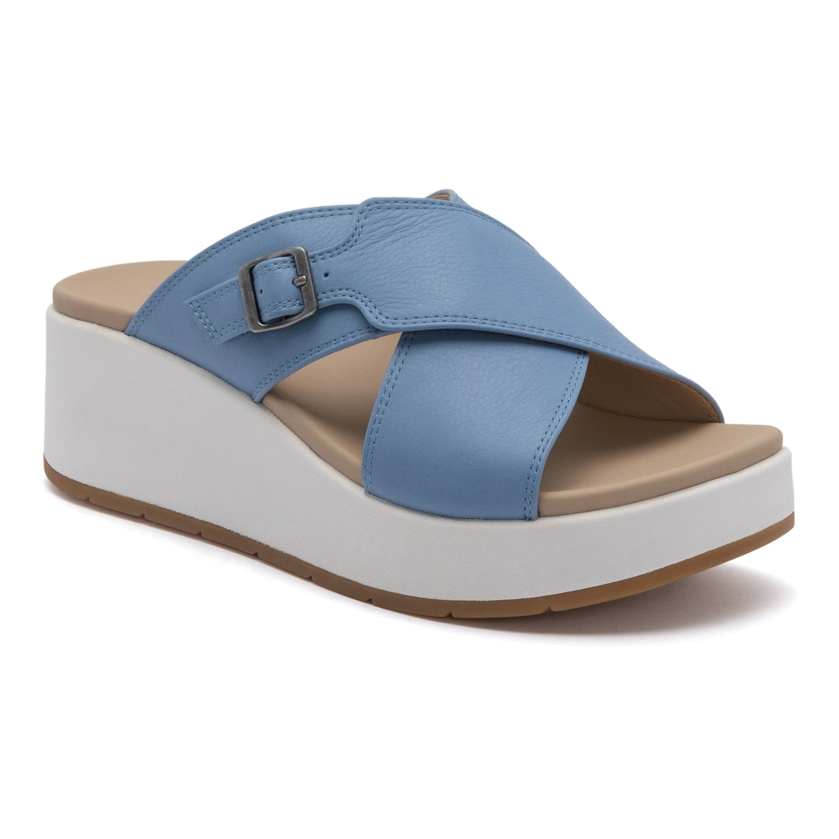 Solstice Cross Slide Denim | ABEO Footwear