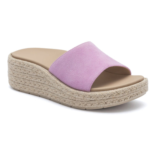 Solstice Slide Lavender Suede | ABEO Footwear