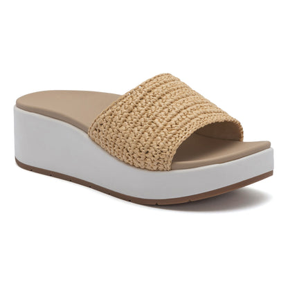 Solstice Slide Raffia | ABEO Footwear