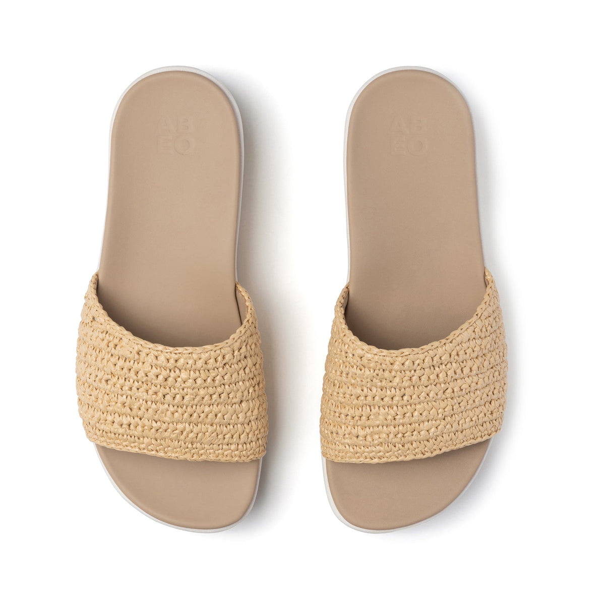 Solstice Slide Raffia | ABEO Footwear