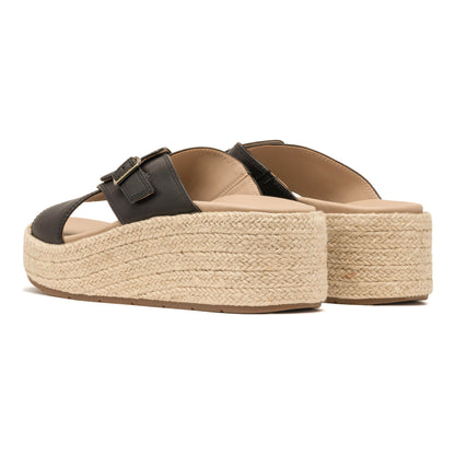 Solstice Cross Slide Black | ABEO Footwear