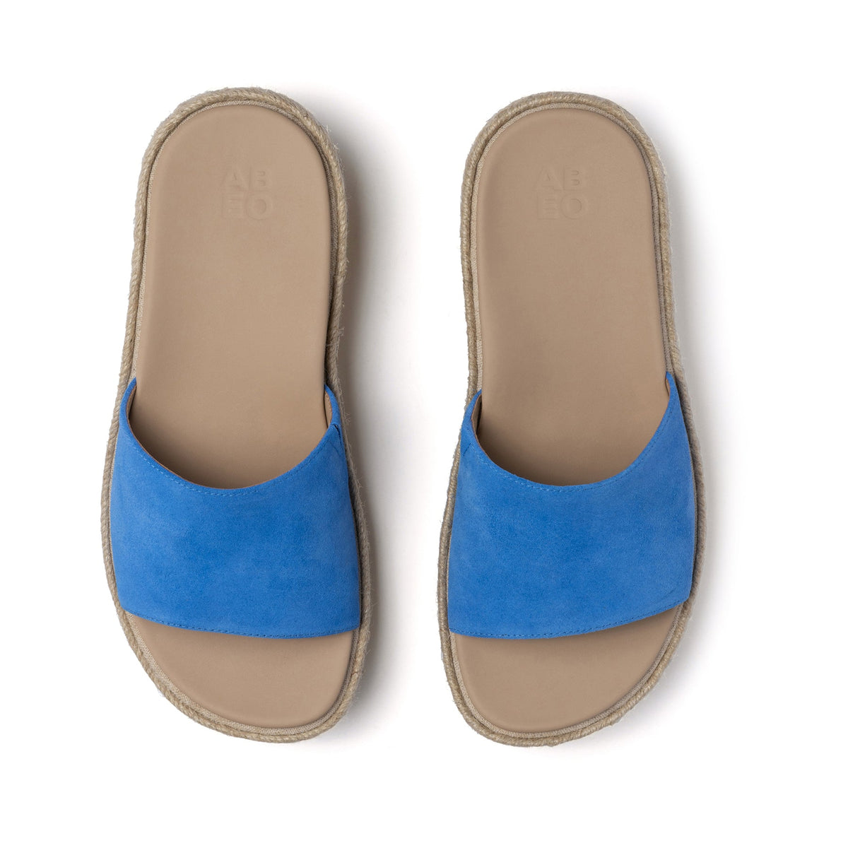 Solstice Slide Mar Blue Suede | ABEO Footwear