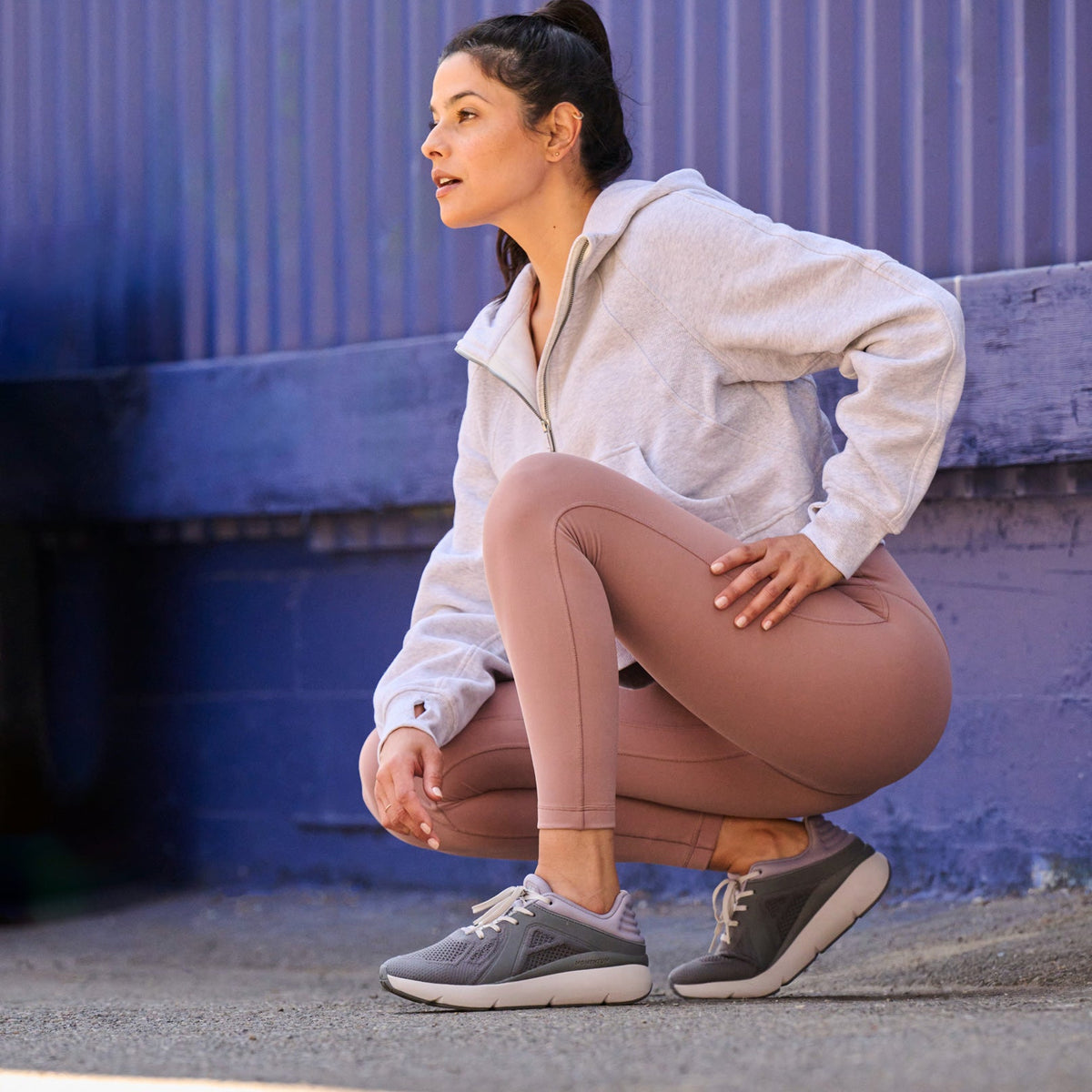 MXV Shift Metatarsal Grey Lilac Knit | ABEO Footwear
