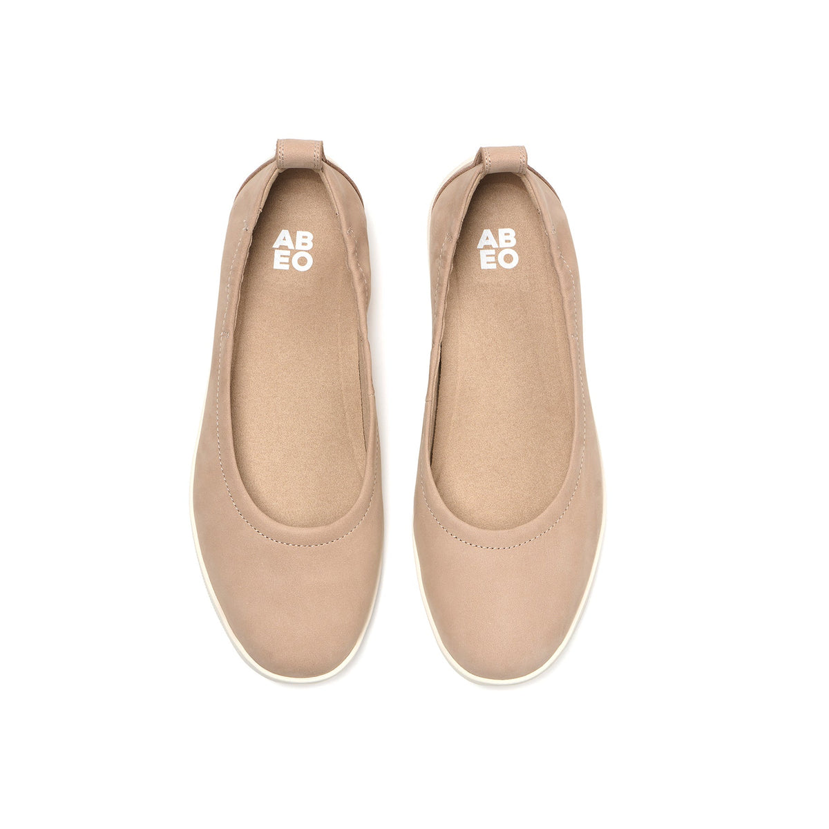 Vela Ballet Taupe | ABEO Footwear