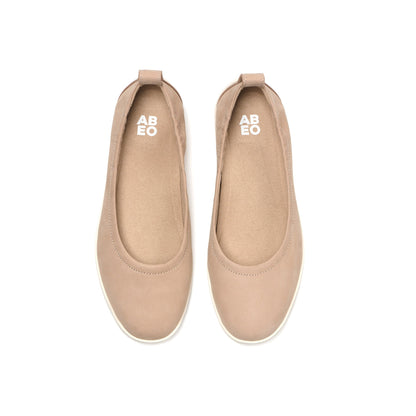 Vela Ballet Taupe | ABEO Footwear
