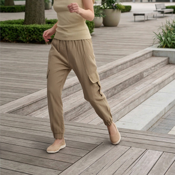 Vela Ballet Taupe | ABEO Footwear