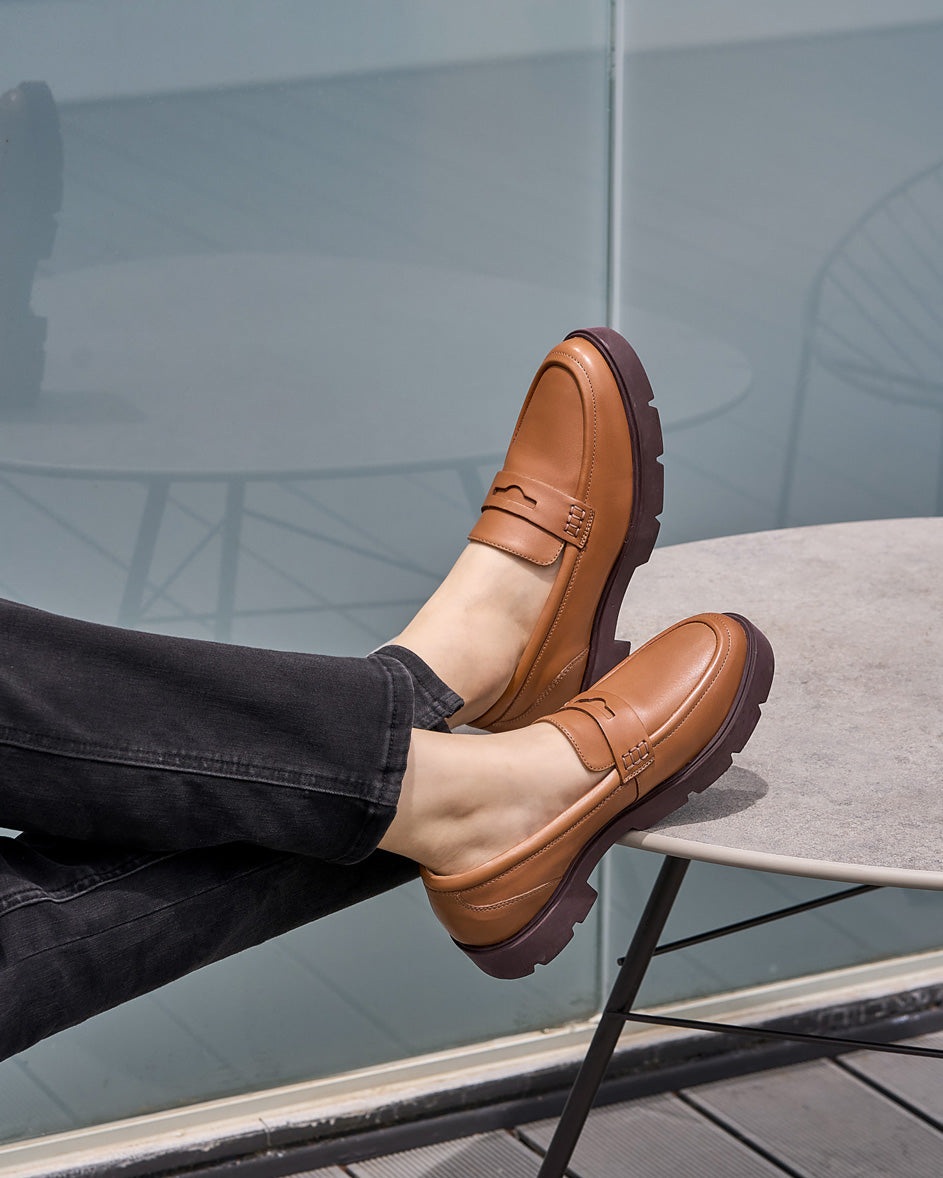 Boulevard Loafer Tan | ABEO Footwear