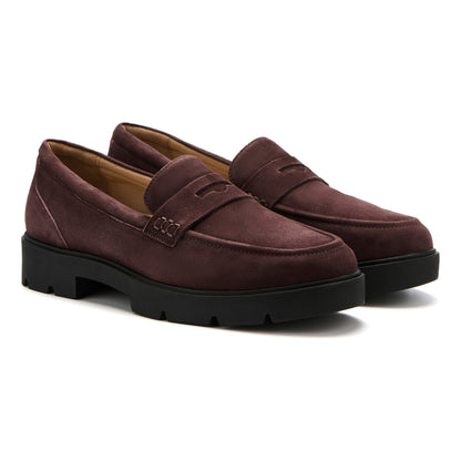 Boulevard Loafer Chocolate Suede | ABEO Footwear