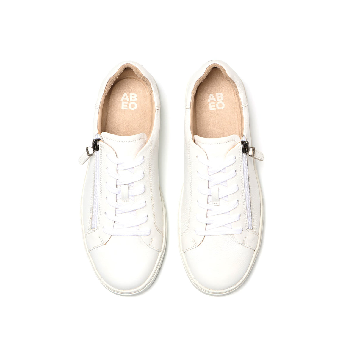 Roam Lace White Leather | ABEO Footwear
