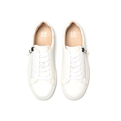 Roam Lace White Leather | ABEO Footwear