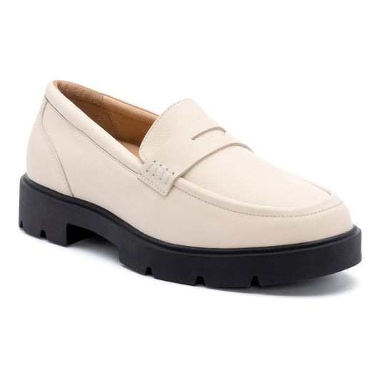 Boulevard Loafer Metatarsal Off White | ABEO Footwear