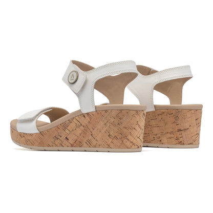Riviera Strap Sandal Metatarsal White | ABEO Footwear