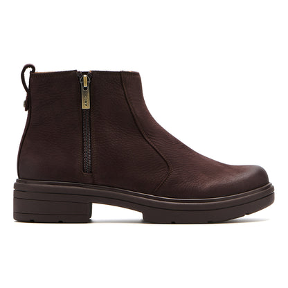Vista Zip Chocolate Nubuck | ABEO Footwear