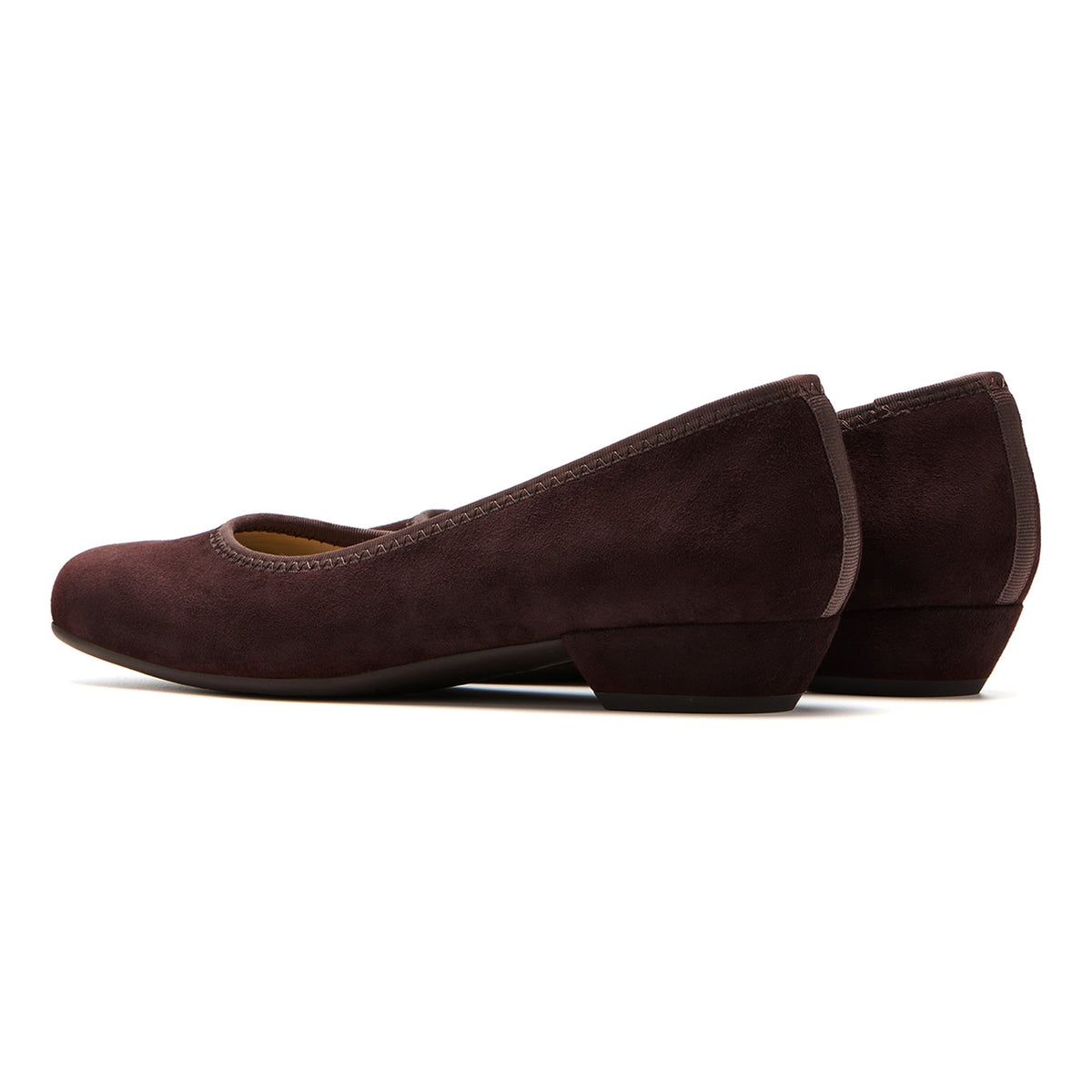 Via Pump Chocolate Suede | ABEO Footwear