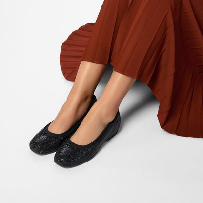 Cadence Ballet Black Sparkle | ABEO Footwear