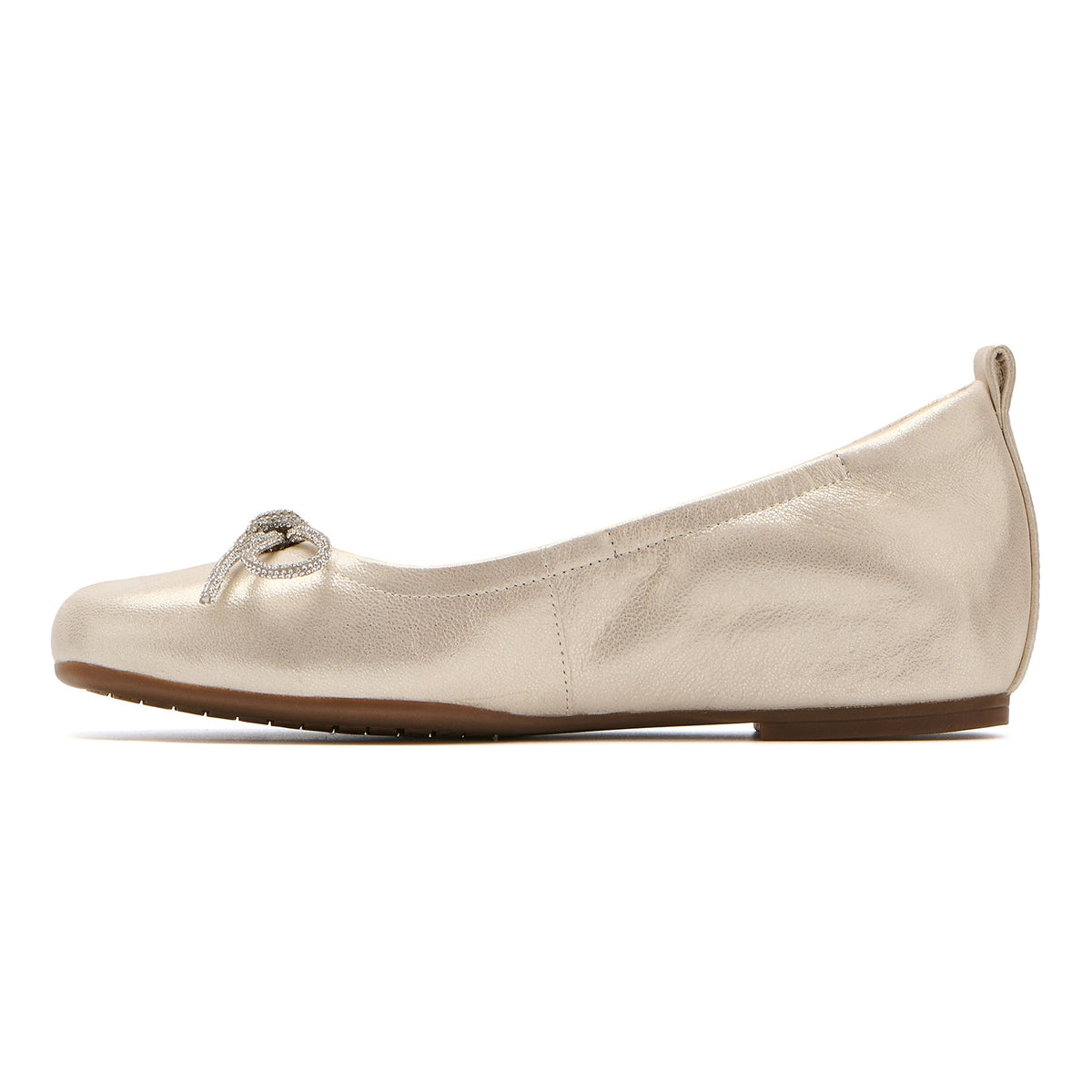 Cadence Bow Gold Sparkle | ABEO Footwear