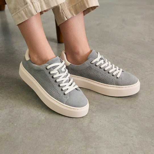 Jumpstreet Sneaker Dark Grey Suede | ABEO Footwear