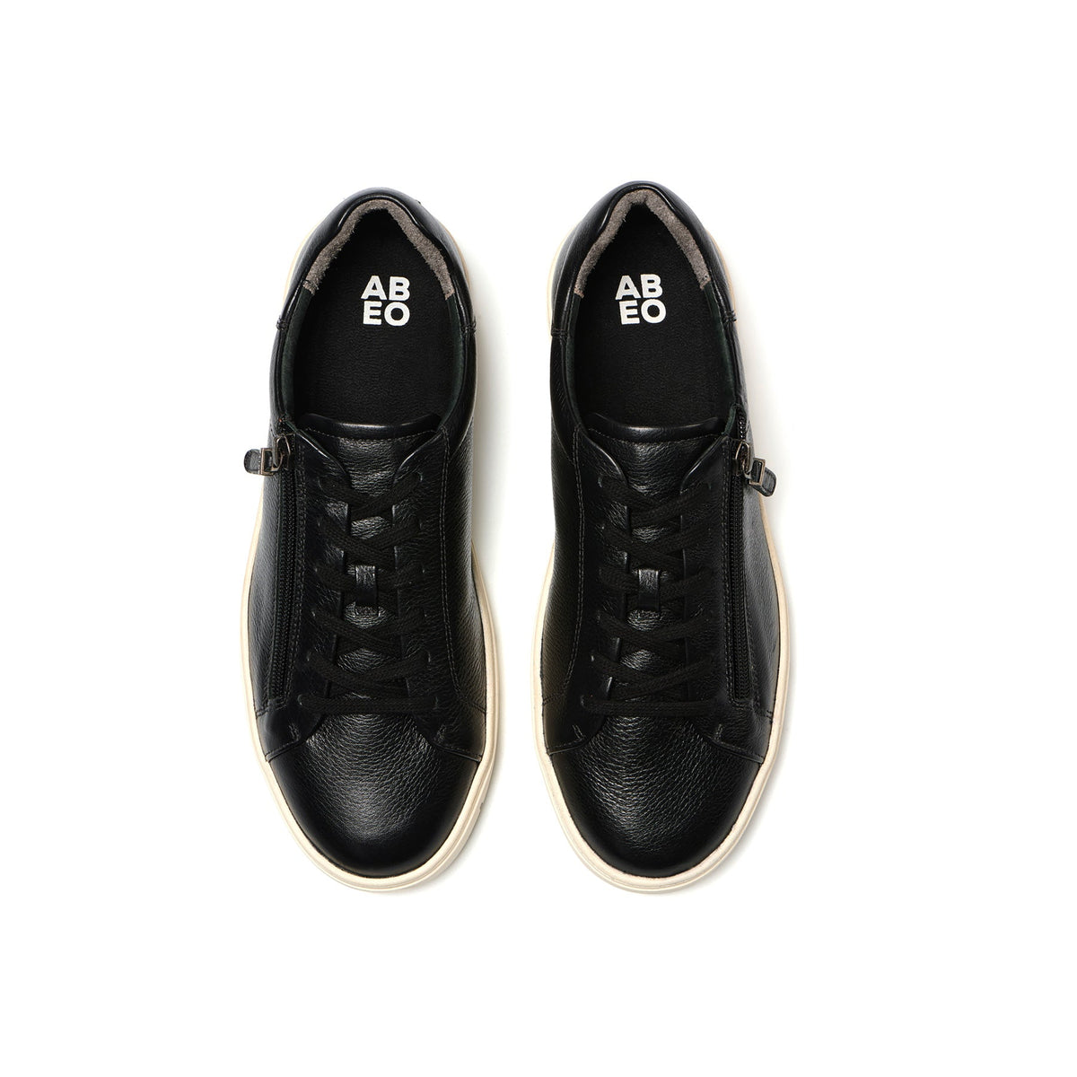 Roam Lace Black Leather | ABEO Footwear