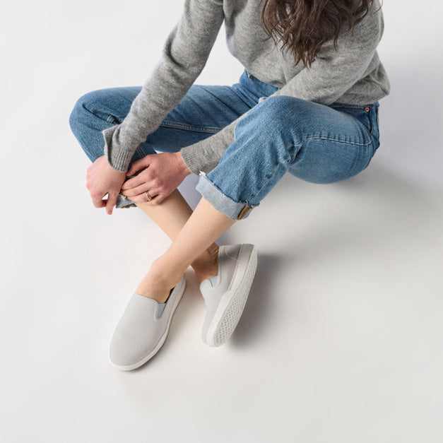 Encore Slip On Gray Nubuck | ABEO Footwear