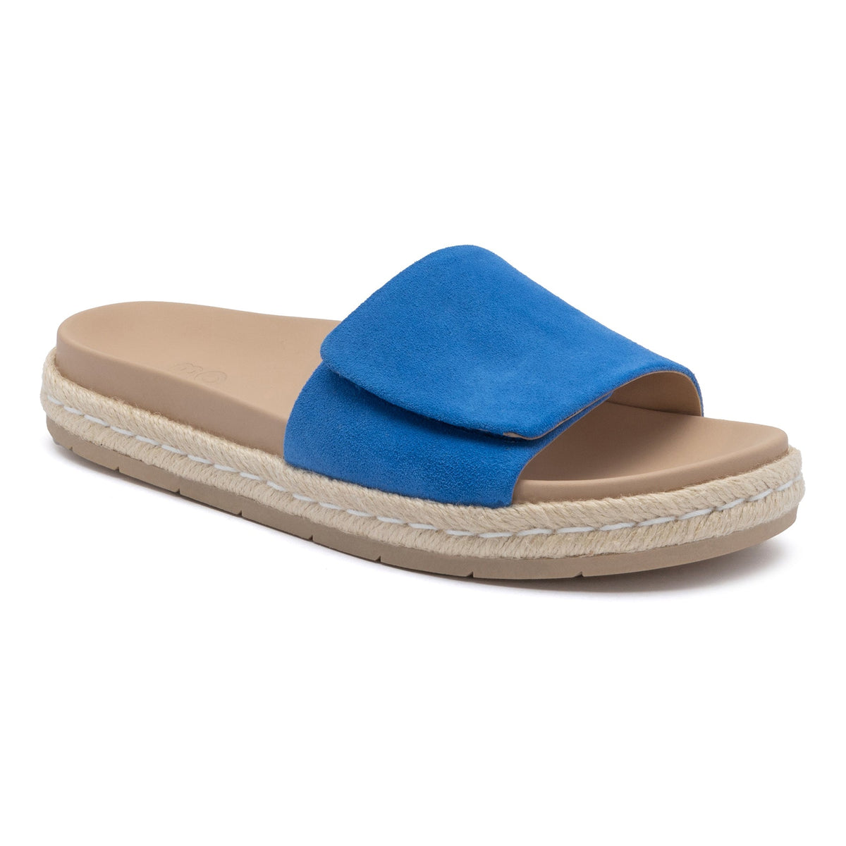 Isle Slide Marina Blue Suede | ABEO Footwear