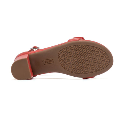 Tempo Strap Metatarsal Red Leather | ABEO Footwear