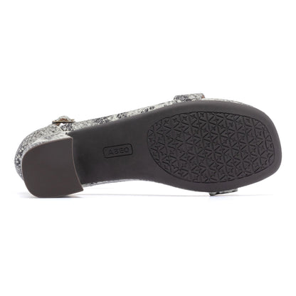 Avenue Strap Metatarsal Snake Print Leather | ABEO Footwear